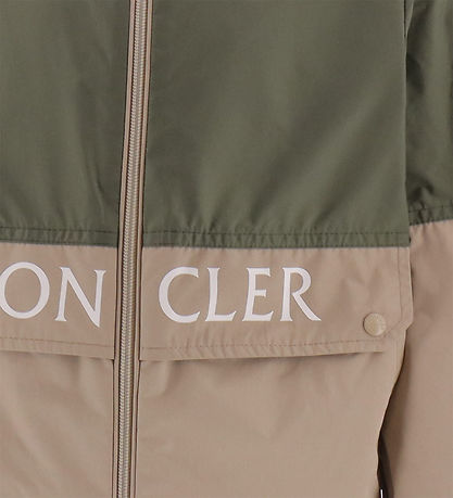 Moncler Jacke - Joly - Beige/Dunkelgrün