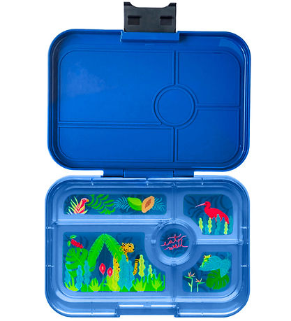 Yumbox Lunchbox w. 5 Rum - Bento Tapas - Monte Carlo Blue/Jungle
