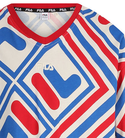 Fila Stuttermabolur - Skera - Langenhagen - Antique White F-Box 