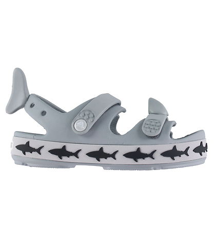 Crocs Sandals - Crocband Cruiser Shark T - Light Grey