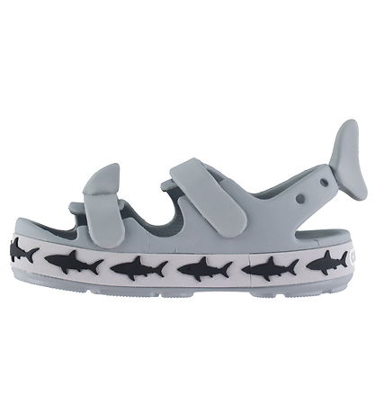 Crocs Sandals - Crocband Cruiser Shark T - Light Grey