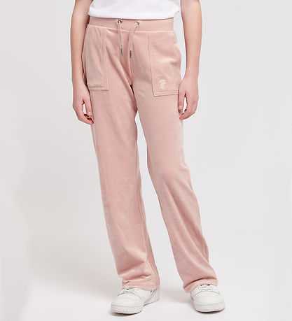 Juicy Couture Velours Broek - Tonaal - Adobe Rose