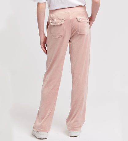 Juicy Couture Velours Broek - Tonaal - Adobe Rose