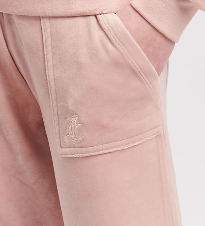 Juicy Couture Velours Broek - Tonaal - Adobe Rose