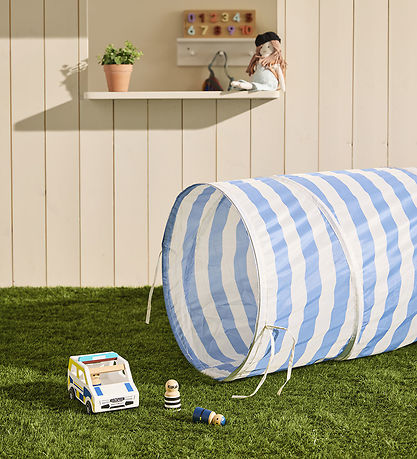 Kids Concept Leikgöng - 180 cm - Blá Rendur