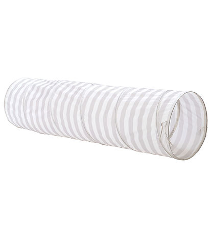 Kids Concept Spieltunnel - 180 cm - Grau Streifen