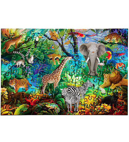 Crocodile Creek Jigsaw Puzzle - 100 Bricks - Jungle Paradise
