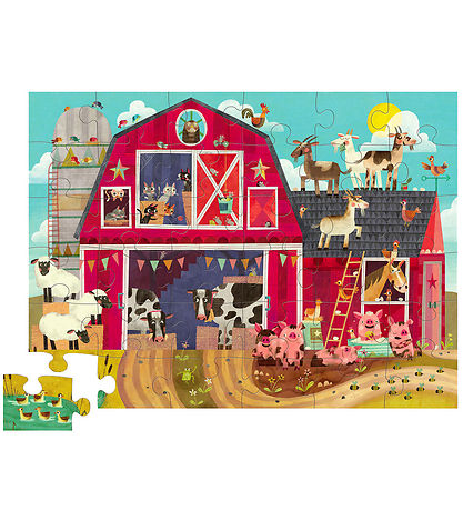 Crocodile Creek Jigsaw Puzzle - 36 Bricks - Barnyard Buddies