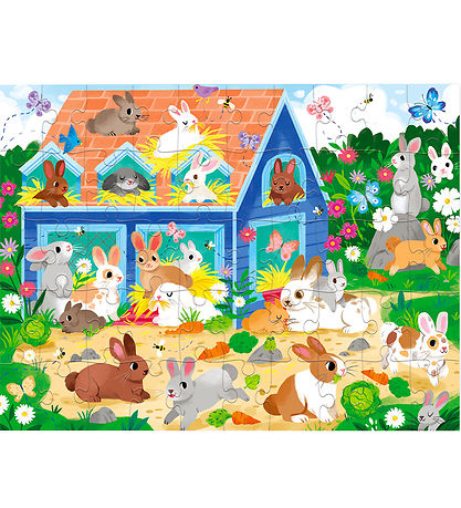 Crocodile Creek Jigsaw Puzzle - 50 Bricks - Chicken Coop