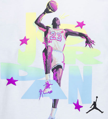 Jordan Stuttermabolur - Dunk - Hvítur