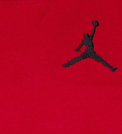 Jordan Stuttermabolur - Jumpman - Gym Red
