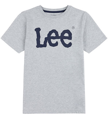 Lee T-shirt - Wobbly Graphic - Vintage Grey Heather