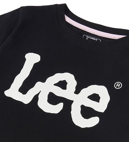 Lee T-Shirt - Wackelige Grafik - Schwarz
