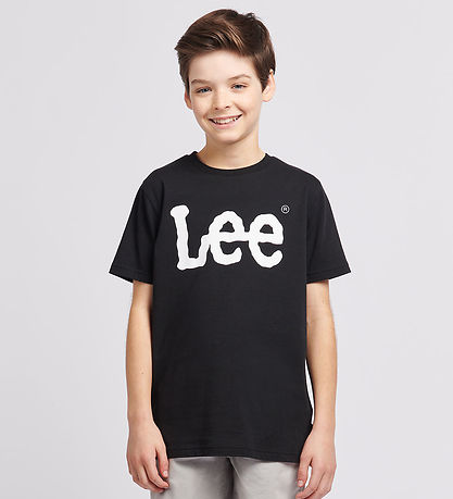 Lee T-shirt - Wobbly Graphic - Black