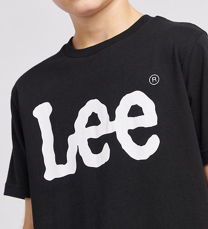 Lee T-shirt - Wobbly Graphic - Black