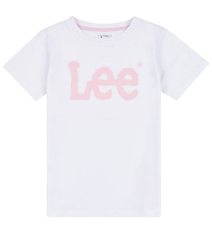 Lee T-shirt - Wobbly Graphic - Bright White