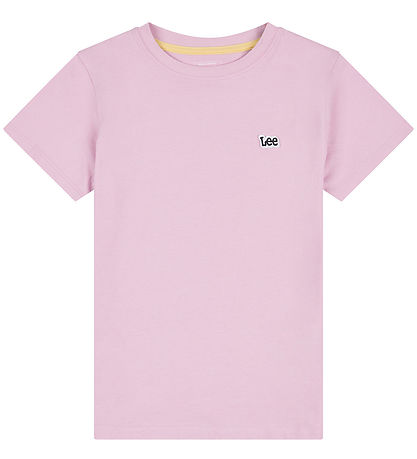 Lee Stuttermabolur - Merki - Bleikt Lavender