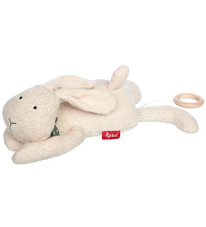 Sigikid Knuffel m. Muziek - Rabbit - 40 cm - Beige