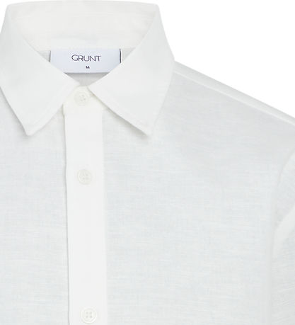 Grunt Shirt - Herstal - Linen - White