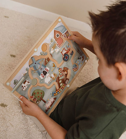 Little Dutch Magnet Bead Maze - Little Farm