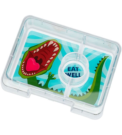 Yumbox Lunchbox w. 3 Compartments - Bento Snack - Jurassic Green
