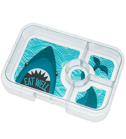 Yumbox Insert tray w. 4 Compartments - Tapas - Shark