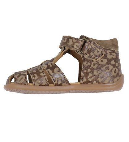 Pom Pom Sandals - Classic+ Velcro - Latte Leo