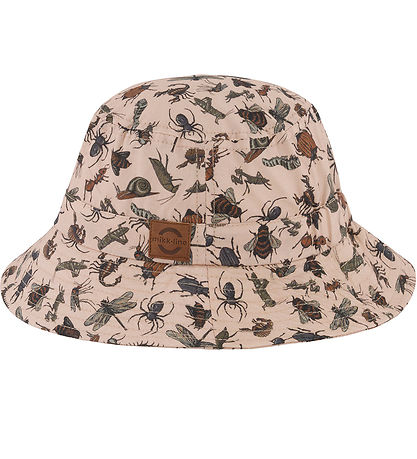 Mikk-Line Bucket Hat - Doeskin w. Insects