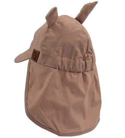 Chapeau de soleil Mikk-Line - Long cou - Chaud Taupe av. Oreille