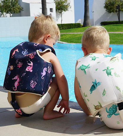 Filibabba Simväst - 5-6 år - UV50+ - Rainbow Reef
