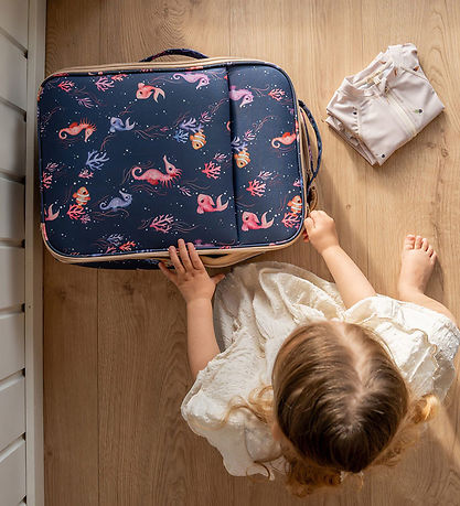 Filibabba Cardboard Suitcase - Rainbow Reef