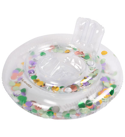 Filibabba Sundhringur - Alfie - 60 cm - Regnbogalitað konfetti