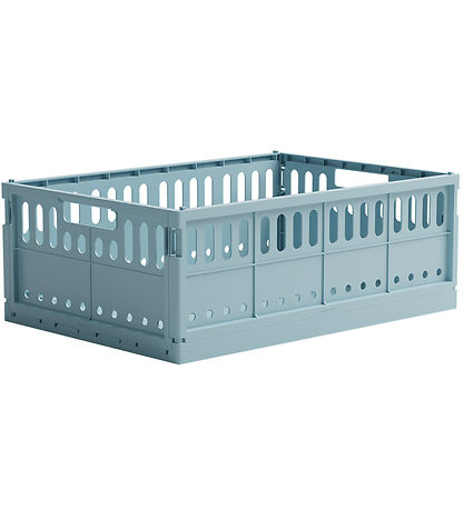 Made Crate Frvaringslda - Maxi - 48x33x17,5 cm - Kristall Blue