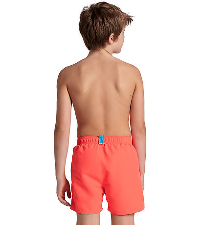 Arena Swim Trunks - Solid R - Fluo Red/Water