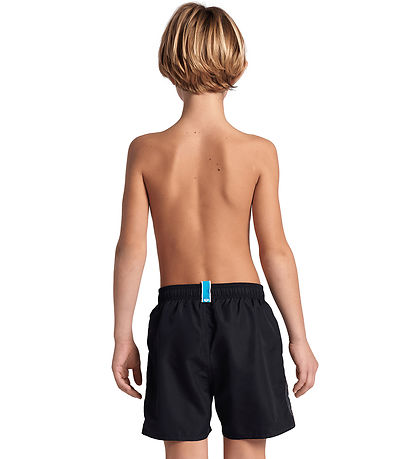 Arena Swim Shorts - Solid R - Black/White