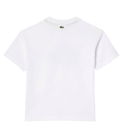 Lacoste Stuttermabolur - Hvítt