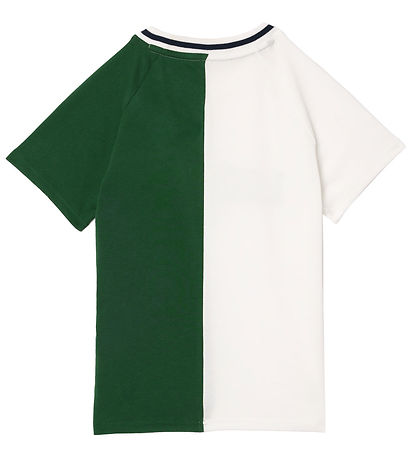 Lacoste T-shirt - Vit/Grn