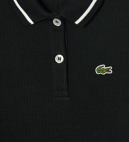 Lacoste Dress - Rib - Black