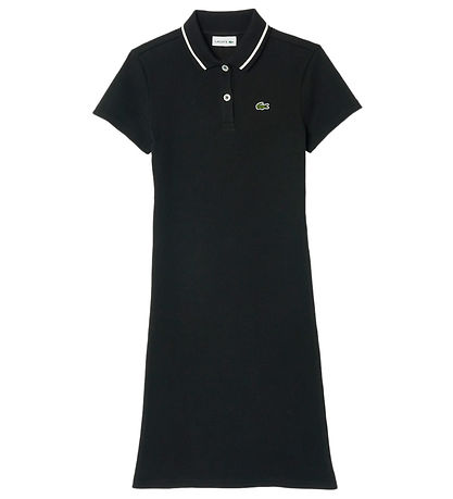 Lacoste Dress - Rib - Black