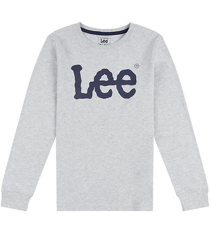 Lee Bluse - Wackelige Grafik - Vintage Grey Heather