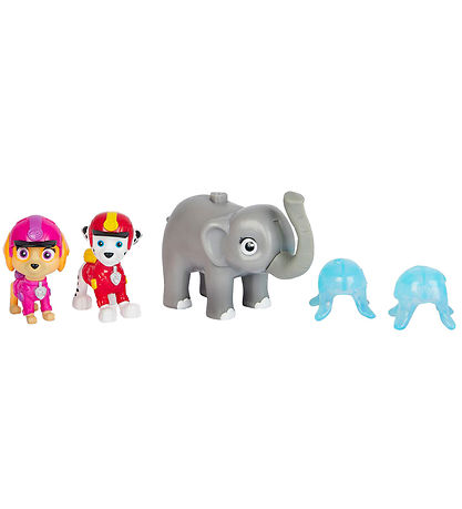 Paw Patrol Play Set - 10 cm - Marshall, Skye & Elephant