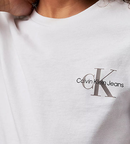 Calvin Klein T-shirt - Chest Monogram - Bright White