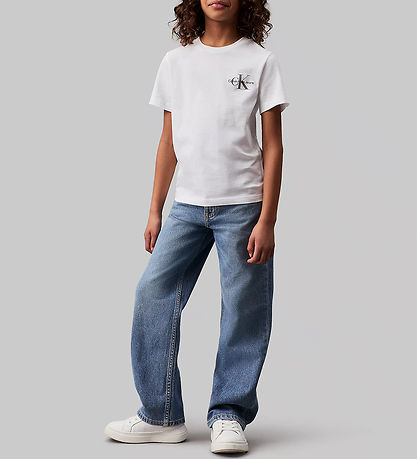 Calvin Klein T-shirt - Chest Monogram - Bright White
