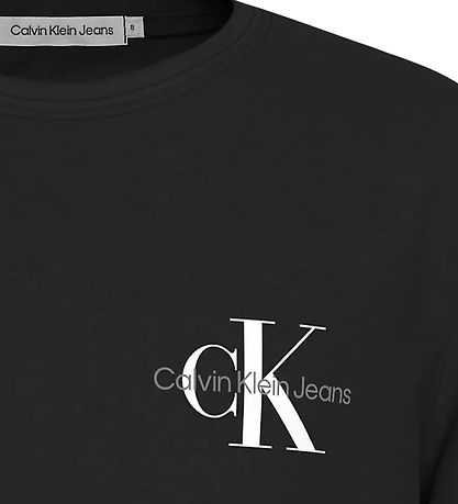 Calvin Klein T-Shirt - Monogramm auf der Brust - Ck Black