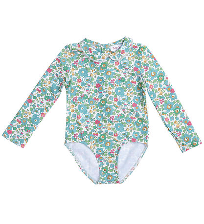 Petit Crabe Swimsuit - Peeter Pan - UV50+ - Betsy w. Flowers