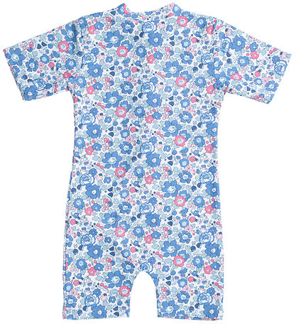 Petit Crabe Coverall Swimsuit - Noe - UV50+ - Betsy w. Flowers