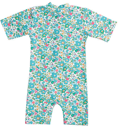 Petit Crabe Coverall Swimsuit - Noe - UV50+ - Betsy w. Flowers