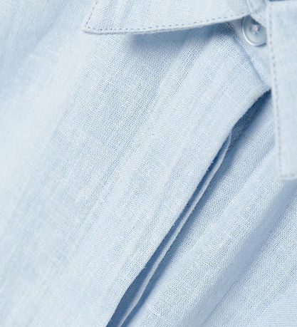 Name It Shirt - Cropped - NkfFalinnen - Chambray Blue