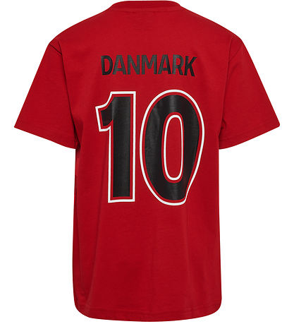 Hummel Stuttermabolur - DBU Leikdagsleikur - Chili Pepper