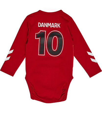 Hummel Bodysuit L/æ - DBU Gameday Match - Chili Pepper